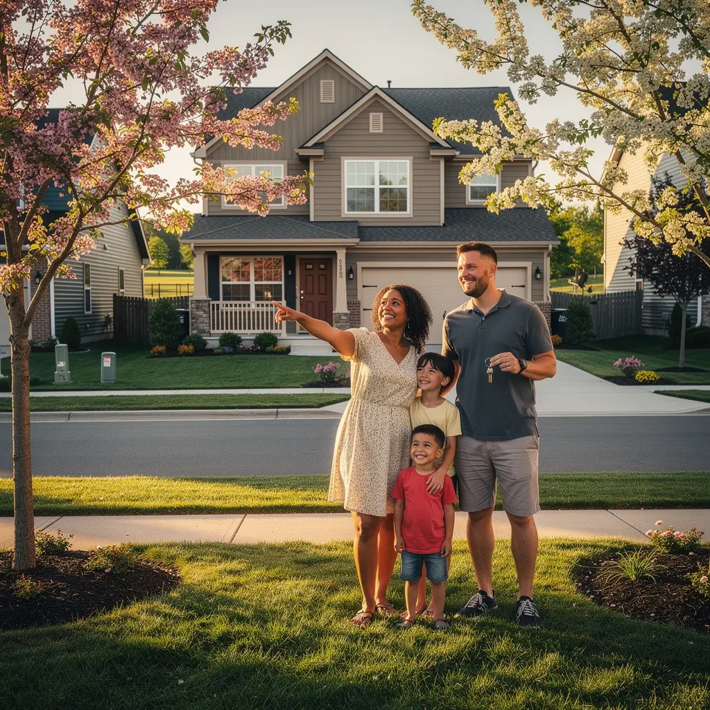 Mapa okolicy z oznaczonymi trasami spacerowymi i punktami usługowymi.