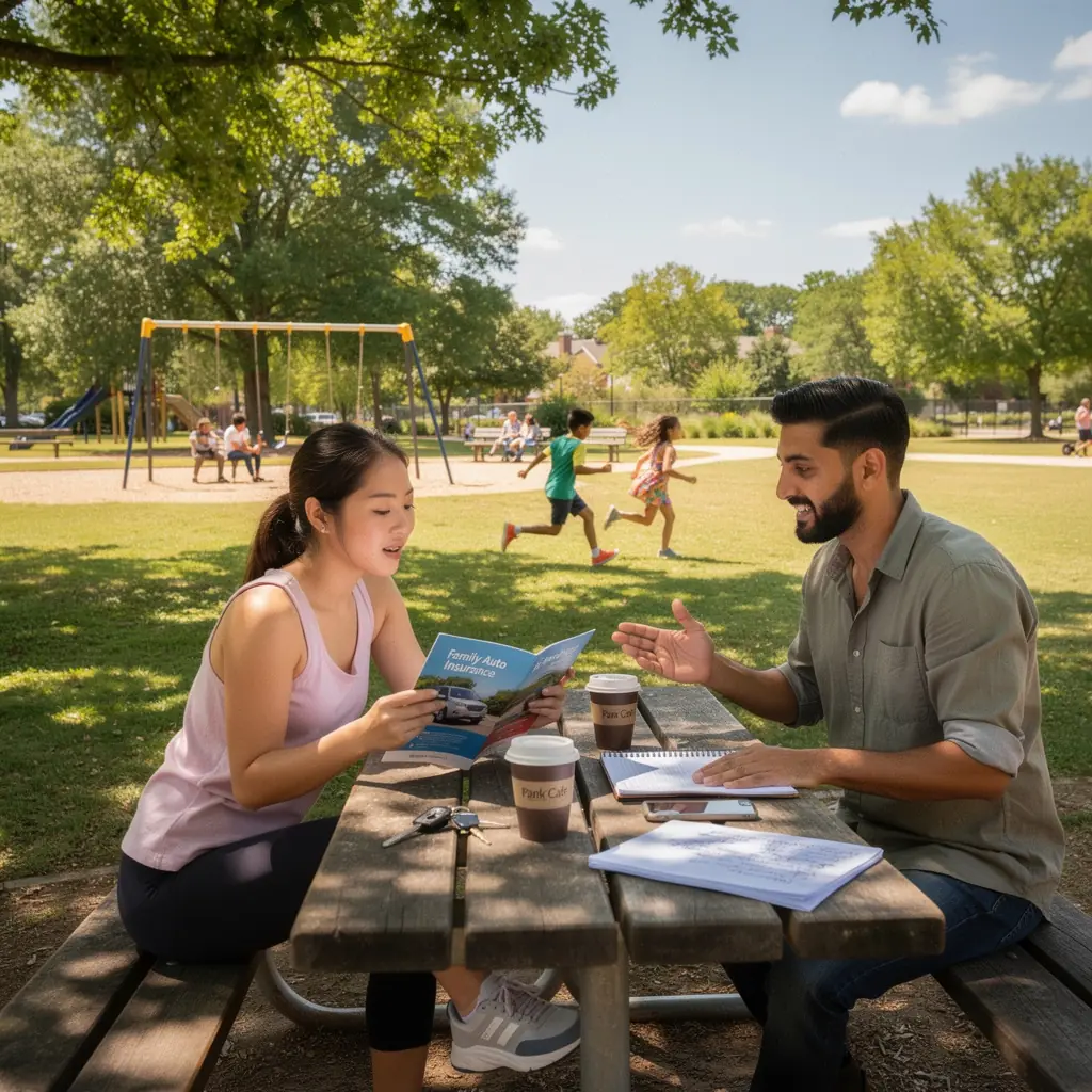 Infografika przedstawiająca różnice między planami ubezpieczeniowymi dla rodzin.